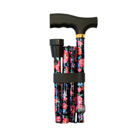 Hopfllbar kpp, svart med rda blommor och grna blad